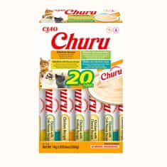 Inaba Cat Churu Purée, okusi s piščancem – 20 x 14 g