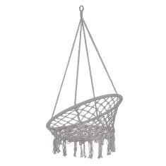 WOWO Gugalni stol Stork Nest - Gugalni stol Stork Nest z naslonom za roke v sivi barvi XL