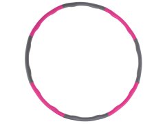 WOWO Hula Hoop z masažnim pripomočkom za hujšanje - roza in siv hula obroč z masažnim pripomočkom za hujšanje 85 cm 0,8 kg