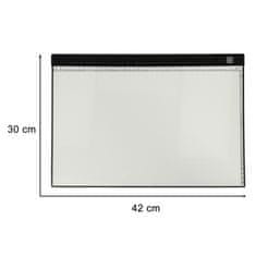 WOWO LED risalna tabla za prerisovanje A3 USB