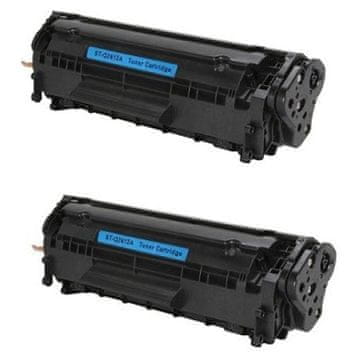 Kartuse.si Toner za HP 12A (Q2612A) dvojno pakiranje, kompatibilen