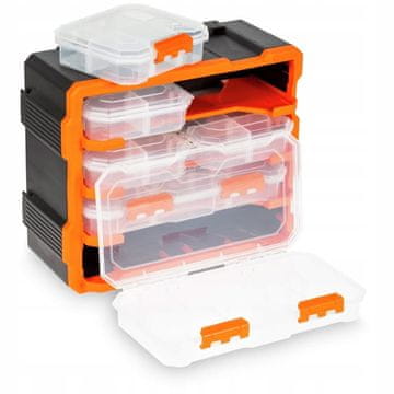 shumee Modularni organizator za delavnico s 6 prenosnimi posodami 32,4 x 38,2 cm