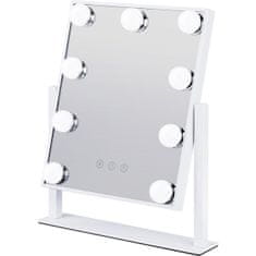 Northix Bright Beauty Vanity - Ogledalo za ličenje z osvetlitvijo LED - belo 