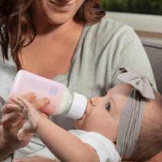 Options+ steklena ozkovratna steklenička 120 ml, 2 kosa