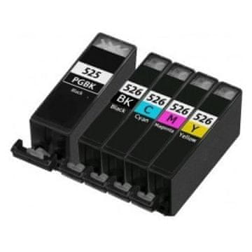 Kartuse.si Komplet kartuš za Canon PGI-525 + CLI-526, kompatibilna