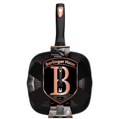 Berlingerhaus Ponev za peko na žaru s snemljivim ročajem 28 cm Black Rose Collection BH-1953