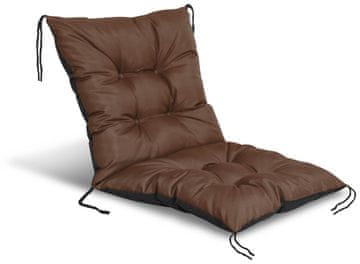 shumee Vrtna blazina 50x50x50 cm za stol, vodoodporna, rjava