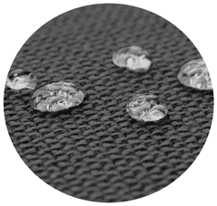 shumee Pasja postelja PRESTIGE 115x95 cm vodoodporna črna