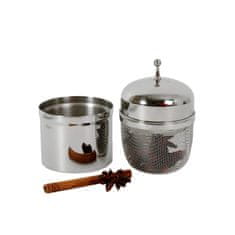 Cedilo za čaj-jajček s podstavkom 6,5x10cm / inox