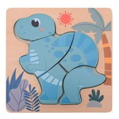 Jouéco lesena mini sestavljanka Dino III 12m+