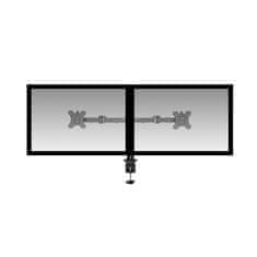 ACT AC8326 Dual Office Solid Pro 10"-32" črna roka za 2 monitorja