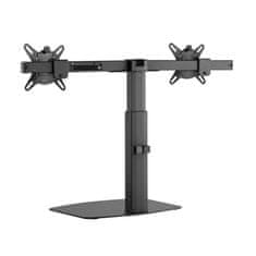 ACT AC8332 Dual Office 10"-27" črna samostoječa hidravlična roka za 2 monitor
