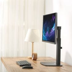 ACT AC8331 Office 10"-32" črna samostoječa hidravlična roka za monitor