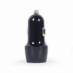 Gembird TA-U2QC3-CAR-02 2port USB avtomobilski hitri polnilec QC3.0 18W črn