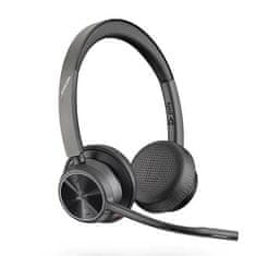 Poly Brezžične Bluetooth slušalke Plantronics Voyager 4320-M črne s polnilno postjo 218476-02 / 77Z00AA