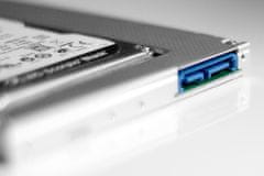 Digitus Namestitveni okvir DA-71108 SSD/HDD za pogon CD/DVD/Blu-ray SATA v SATA3 višina namestitve 9,5 mm