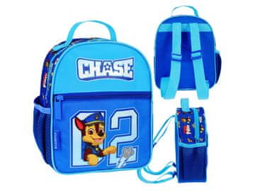 Paw Patrol Tačka na patrulji Chase Moder majhen otroški nahrbtnik za vrtec, odsevniki 24x20x9 cm