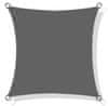 Vodoodporno senčno jadro codura 5x5 m temno sivo