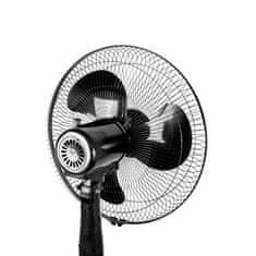 Aga Stoječi ventilator 43 cm Črna