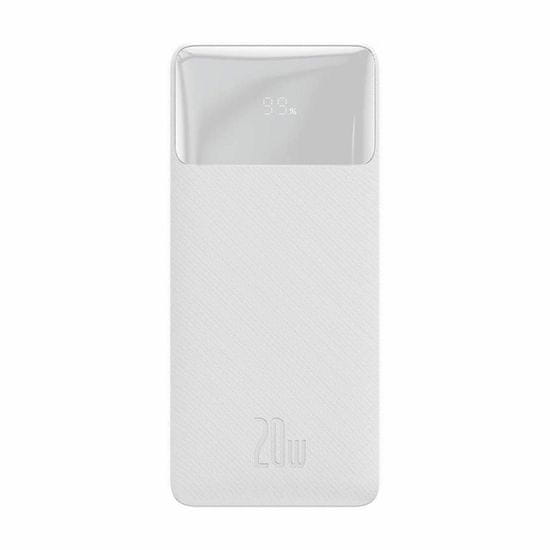 BASEUS prenosna baterija 30.000mAh 20W PowerBank Bipow bela PPBD050402