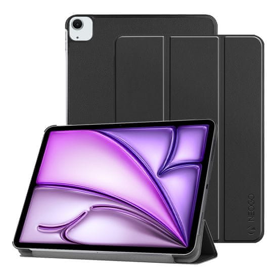 Neogo Smart Cover ovitek za iPad Air 13'' 2024, črna