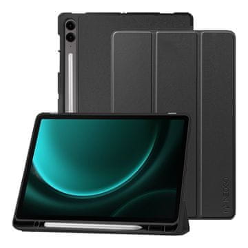 NEOGO Smart Cover Pen ovitek za Samsung Galaxy Tab S9 FE Plus 12.4'' 2023, črna