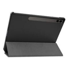 Neogo Smart Cover ovitek za Samsung Galaxy Tab S9 FE Plus / S9 Plus 12.4'' 2023, črna