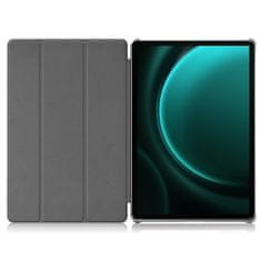 Neogo Smart Cover ovitek za Samsung Galaxy Tab S9 FE Plus / S9 Plus 12.4'' 2023, črna