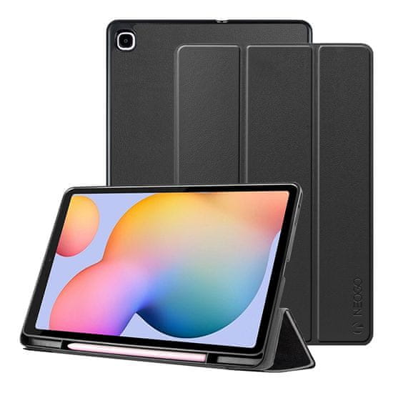 Neogo Smart Cover Pen ovitek za Samsung Galaxy Tab S6 Lite 2022/2020, črna