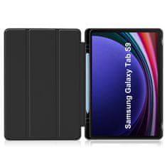 Neogo Smart Cover Pen ovitek za Samsung Galaxy Tab S9 11'' 2023, črna