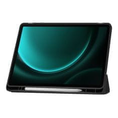 Neogo Smart Cover Pen ovitek za Samsung Galaxy Tab S9 FE Plus 12.4'' 2023, črna