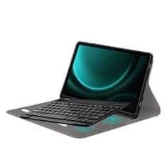 Neogo Smart Cover Keyboard ovitek za Samsung Galaxy Tab S9 FE Plus 12.4'' 2023, črna