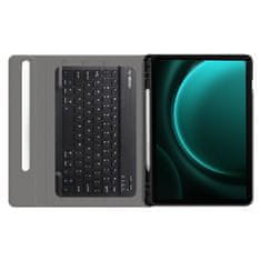 Neogo Smart Cover Keyboard ovitek za Samsung Galaxy Tab S9 FE Plus 12.4'' 2023, črna