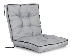 shumee Vrtna blazina za stol z visoko stranico z obrobo 50x50x50 cm temno siva