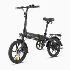 DYU DYU A1FPRO zložljivo električno kolo, črno