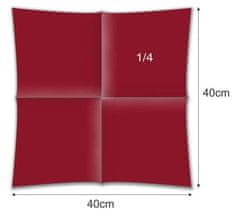SETI Servieti / Airlaid / 40x40cm / bordeaux / 50kos