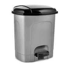Orion Koš za odpadke - plastičen, z nogami, siv, 21 l