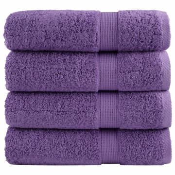 shumee Premium brisače 4 kosi 100x150 cm 600 g/m2 100 % bombaž
