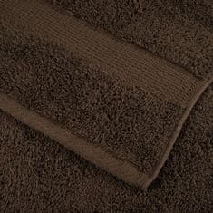 Vidaxl Premium brisače SOLUND 10 kos rjava 50x100 cm 600 g/m2