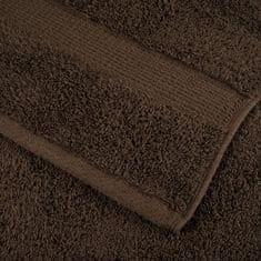 Vidaxl Premium kopalne brisače SOLUND 2 kosa rjava 100x150 cm 600 g/m2