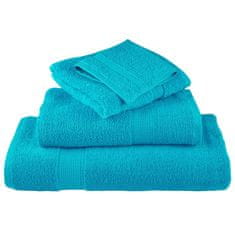 Vidaxl Premium brisače SOLUND 2 kos turkizna 80x200 cm 600 g/m2