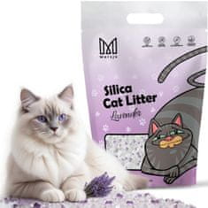 Mersjo Silikonska mačja stelja Lavender 3,8L