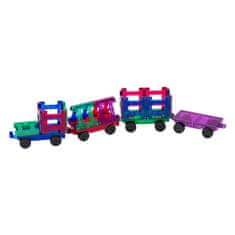 slomart Playmags 3D magnetni vlak 155 komplet 20 kosov