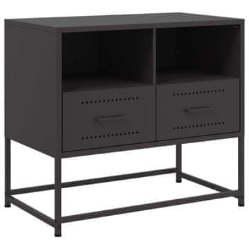 Vidaxl TV omarica črna 68x39x60,5 cm jeklo