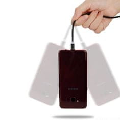 Cool Mango Univerzalni magnetni polnilni kabel 3v1, vrtljiv polnilni kabel, magnetni polnilnik, enostavno polnenje telefona, trpežen kabel, 3 različni priključki (USB C, Lightning, Micro USB), 1m dolžine - Kabli