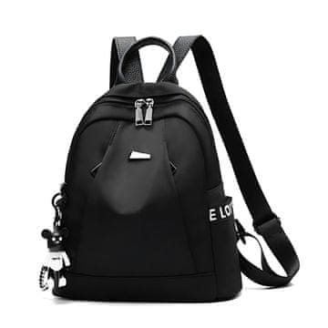 CoZy Ženski modni nahrbtnik Love - Črn