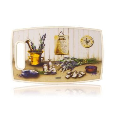 Banquet Plastična deska za rezanje LAVENDER 36 x 22 cm, komplet 3 kosov