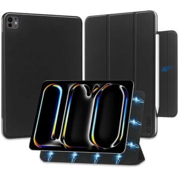 Tech-protect Smartcase Magnetic ovitek za iPad Pro 13'' 7gen 2024, črna