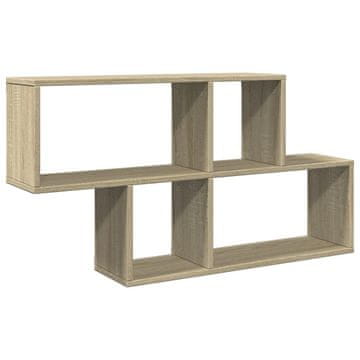Vidaxl Stenska polica sonoma hrast 100x20x53 cm inženirski les