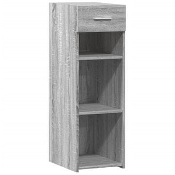 Vidaxl Komoda siva sonoma 30x42,5x93 cm inženirski les